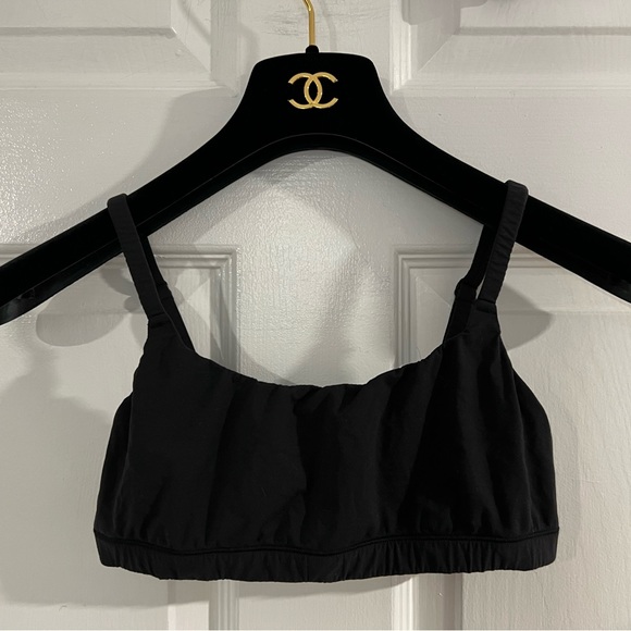 SKIMS Fits Everybody Scoop Bralette Onyx Black size Small S - Picture 2 of 8